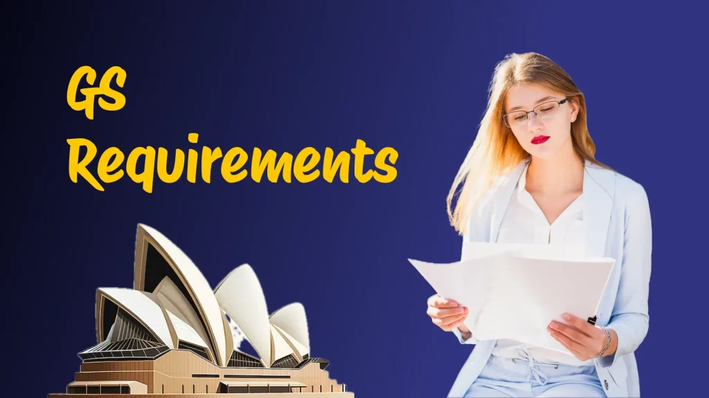 Genuine Student (GS) Requirements